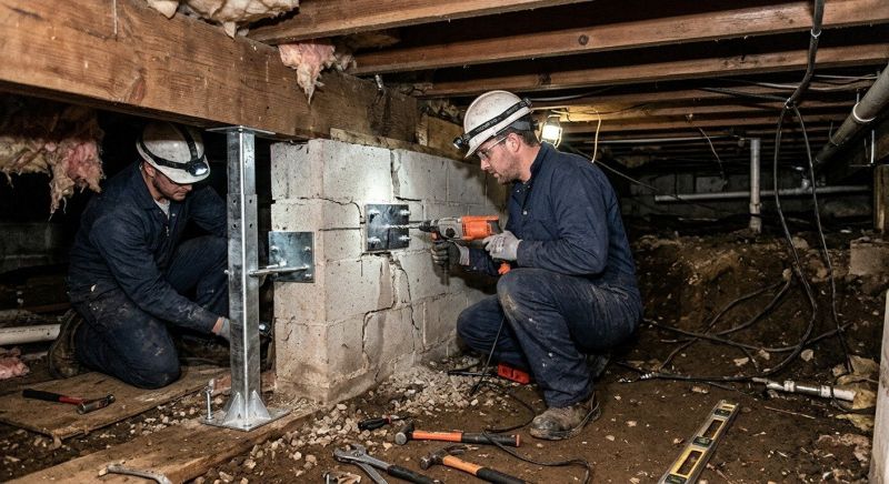 Crawlspace Foundation Repair in Menlo Park, CA