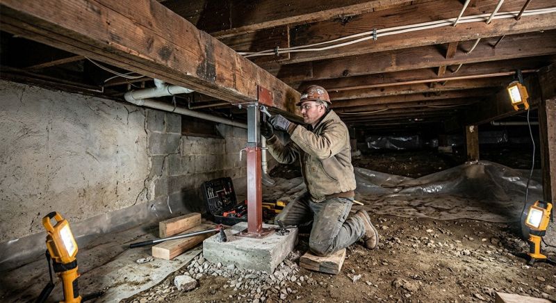 Crawlspace Foundation Repair in Newark, CA
