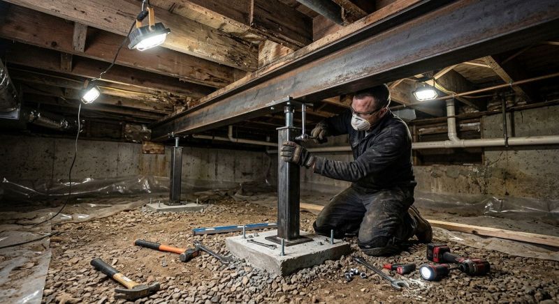 Crawlspace Structural Repair in Sunnyvale, CA