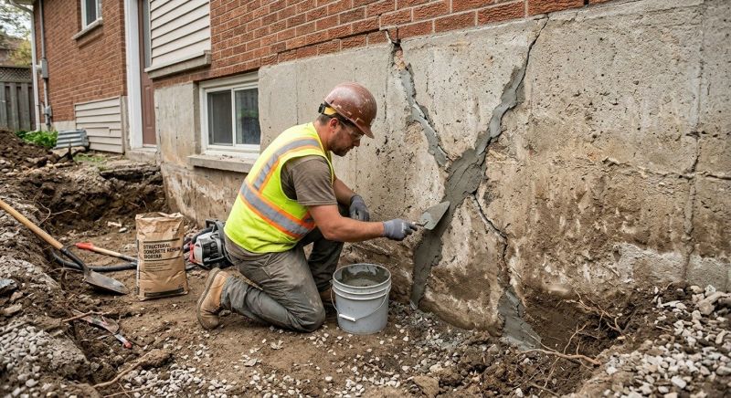 Foundation Crack Repair in Belmont, CA