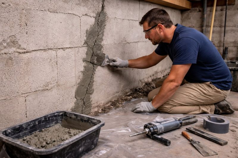 Foundation Crack Repair in Scotts Valley, CA