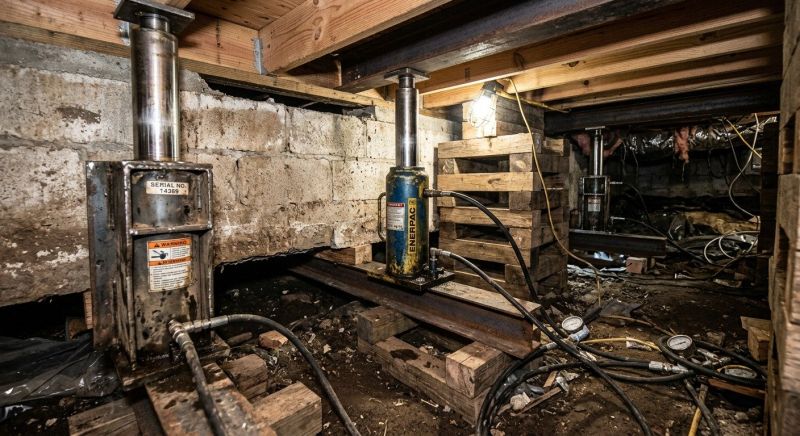 Foundation Jacking in Pescadero, CA