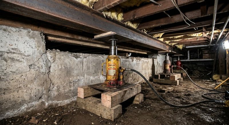 Foundation Jacking in Redwood City, CA