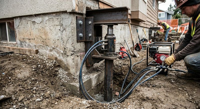 Foundation Lifting in Sunnyvale, CA
