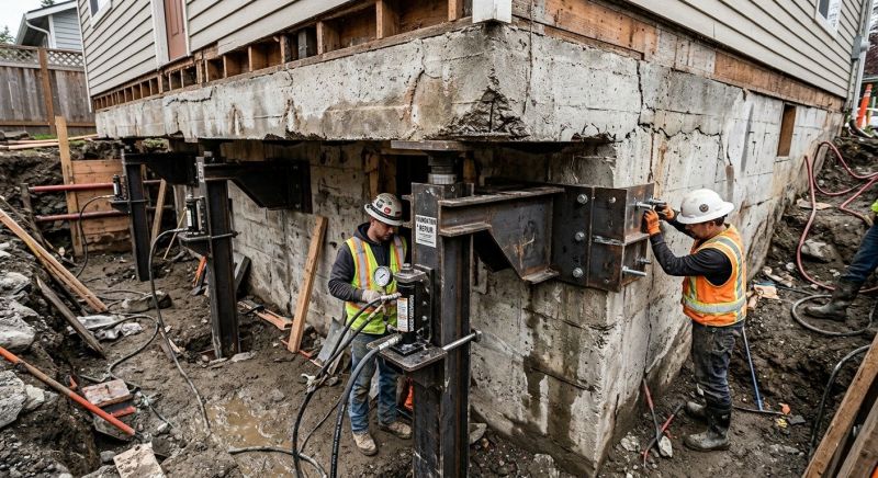 Foundation Lifting in Newark, CA
