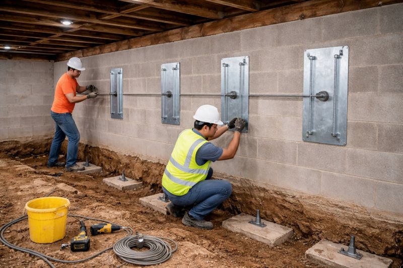 Foundation Stabilizing in Belmont, CA