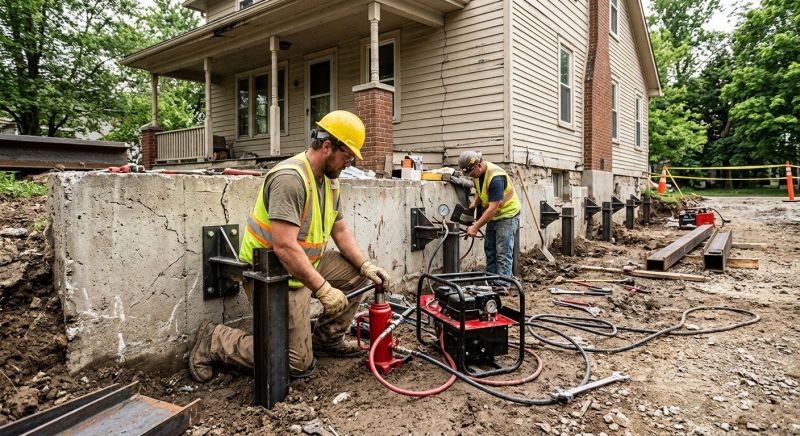 Foundation Stabilizing in Half Moon Bay, CA