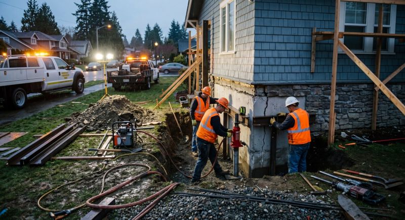 Foundation Stabilizing in San Mateo, CA