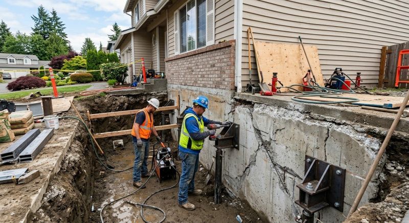 Foundation Structural Repair in Burlingame, CA