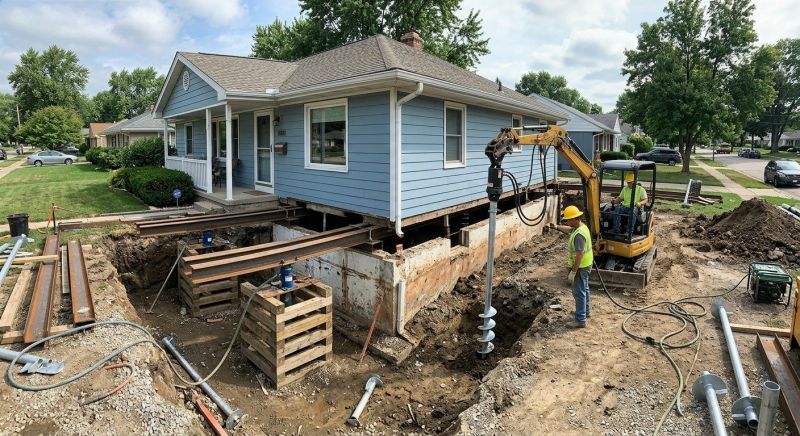 House Underpinning in Sunnyvale, CA