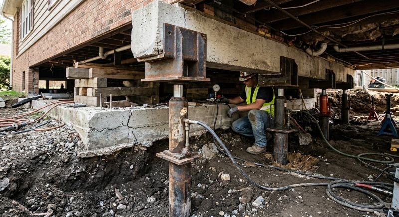 Sinking Foundation Lifting in Sunnyvale, CA