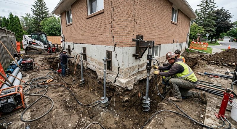 Sinking Foundation Repair in San Jose, CA