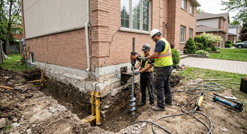 Sinking Foundation Repair in San Mateo, CA