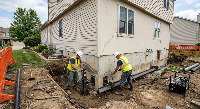 Sinking Foundation Repair in Santa Clara, CA