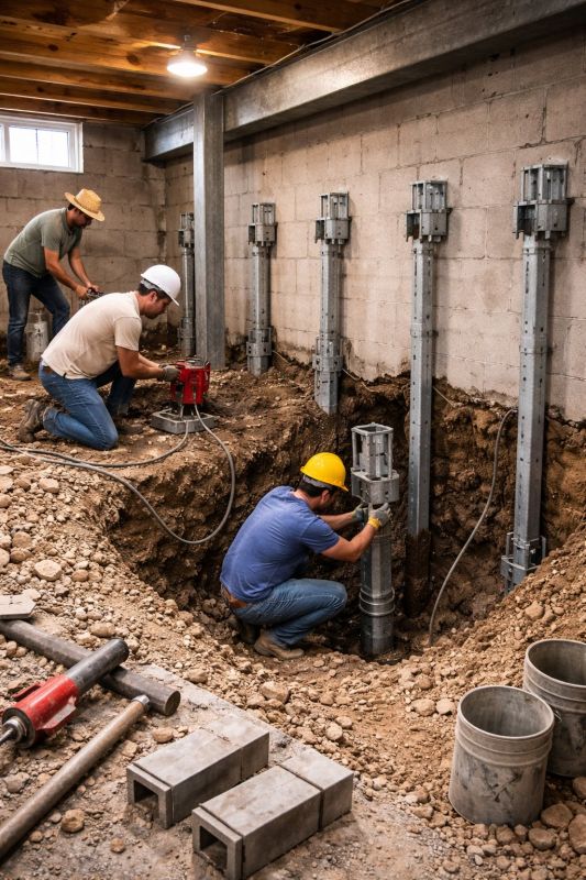 Structural Underpinning in Sunnyvale, CA